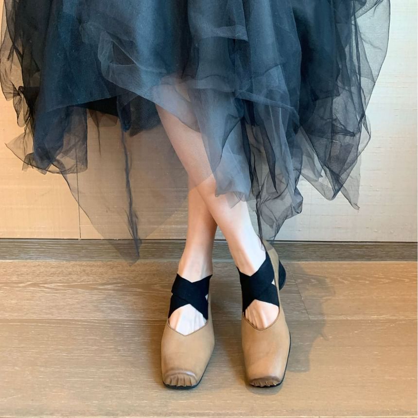 (Various Heel Leather Genuine Pumps Designs) Block