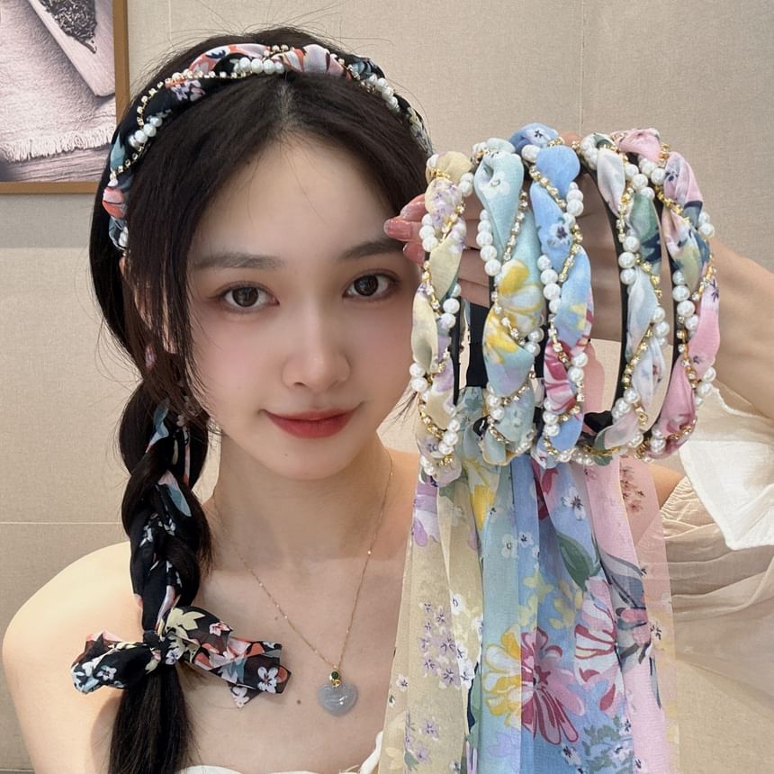 Band Pearl Head Faux