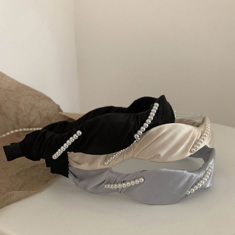 Pearl Hair Faux Band