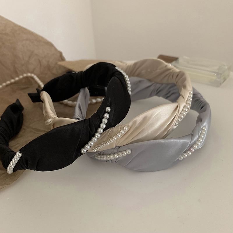 Pearl Hair Faux Band