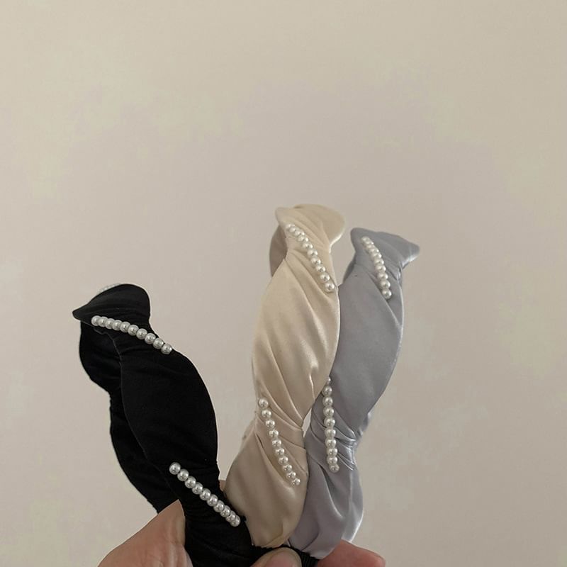 Pearl Hair Faux Band