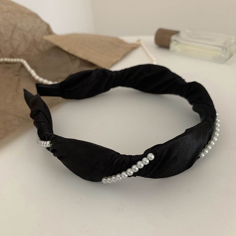Pearl Hair Faux Band