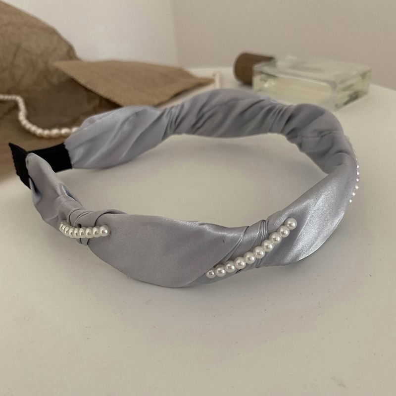 Pearl Hair Faux Band