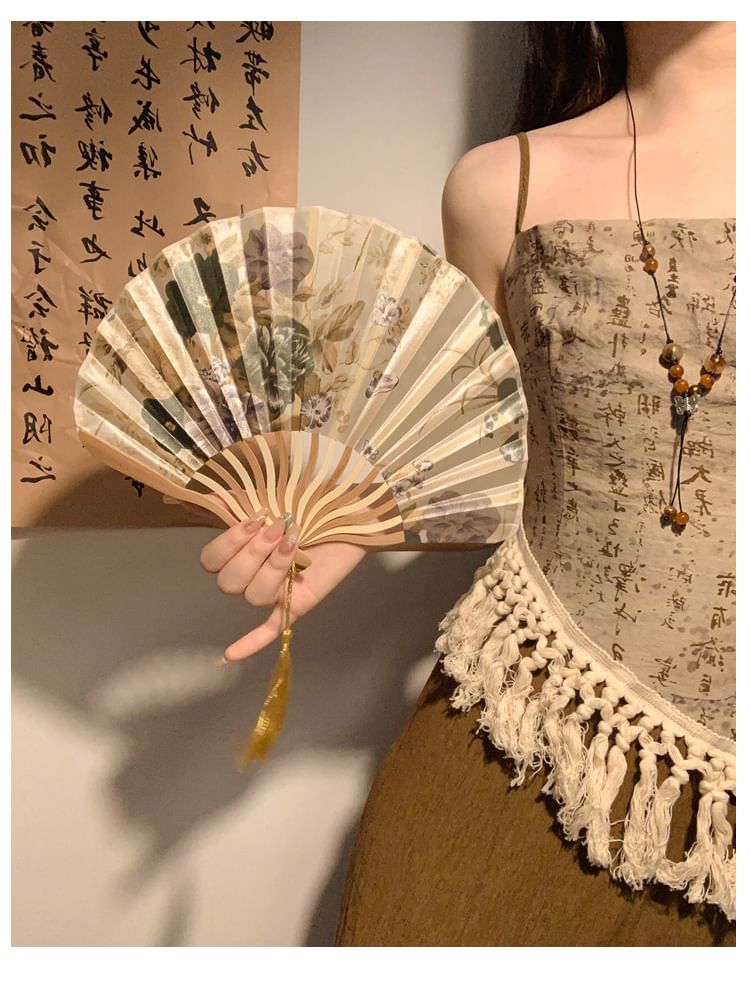 Fan Bamboo (Various Hand Designs) Print Foldable