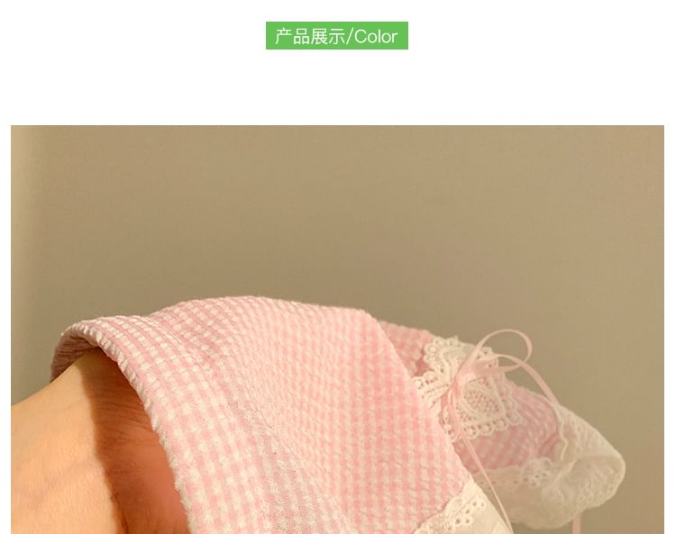 Trim Designs) Lace (Various Plaid Headband Bandana