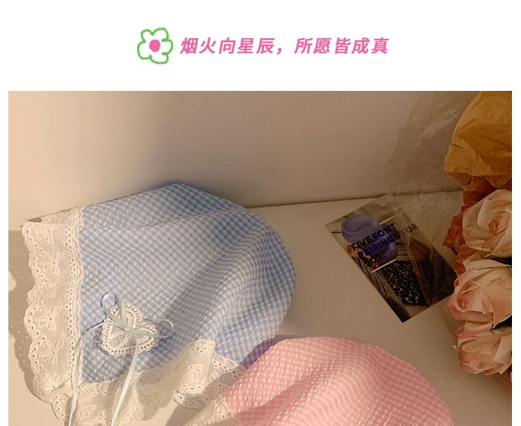 Trim Designs) Lace (Various Plaid Headband Bandana