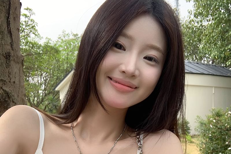 Top Crop Cami Printed