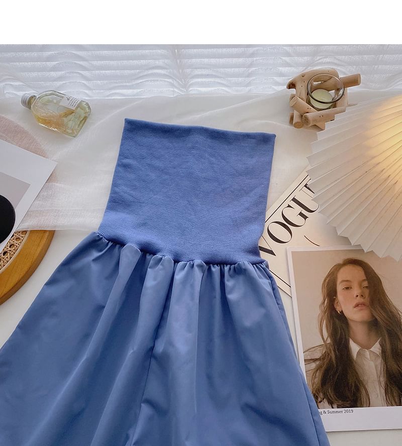 Romper Strapless Plain