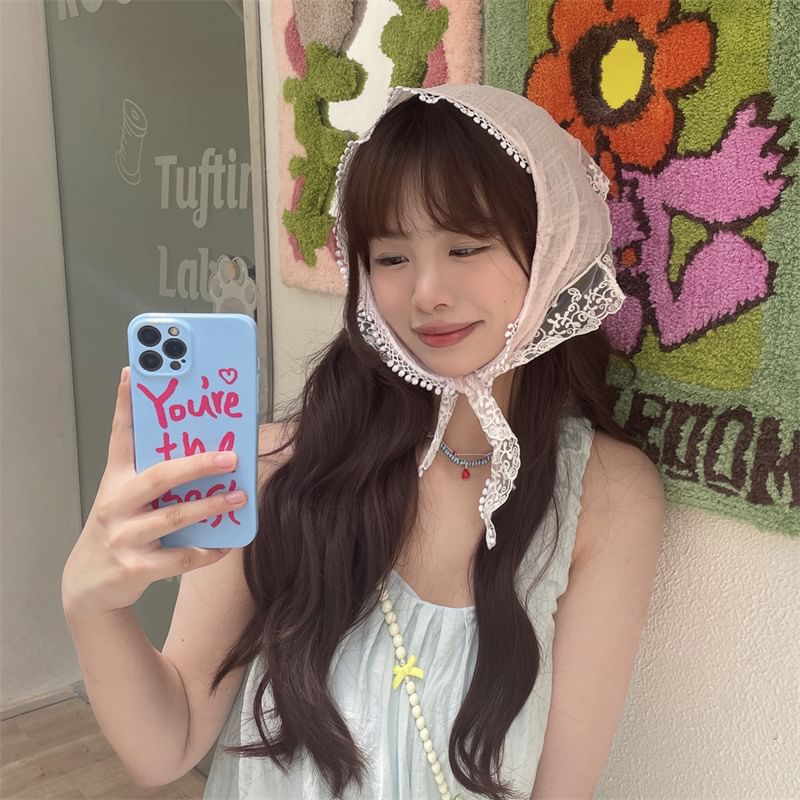 Trim Lace Headkerchief