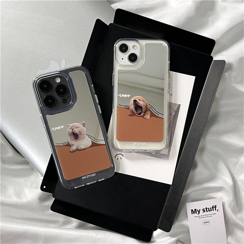 Case Mirrored Phone Animal