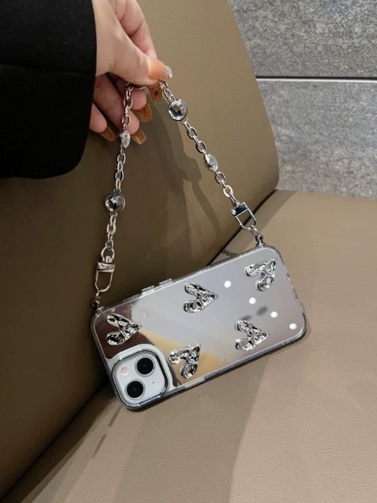 Heart Phone Mirrored Case