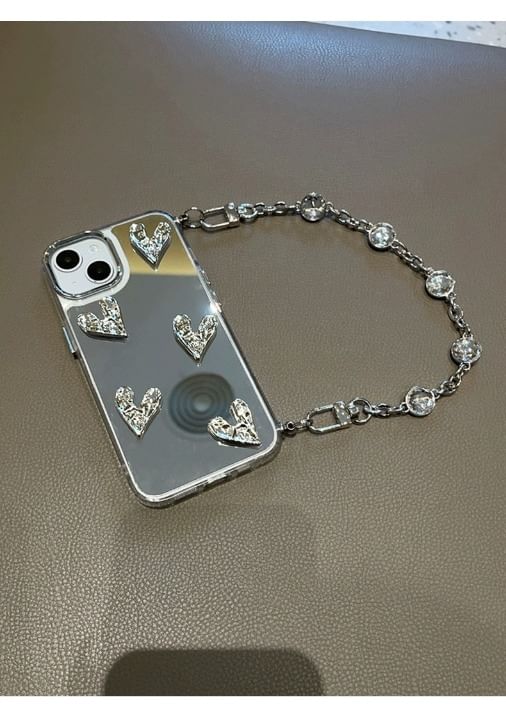 Heart Phone Mirrored Case