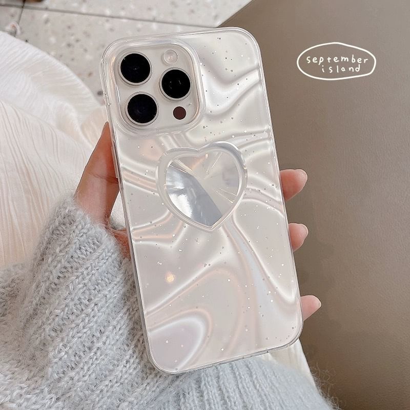 Heart Holographic Phone Case