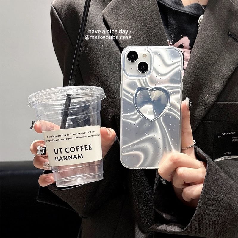 Heart Holographic Phone Case
