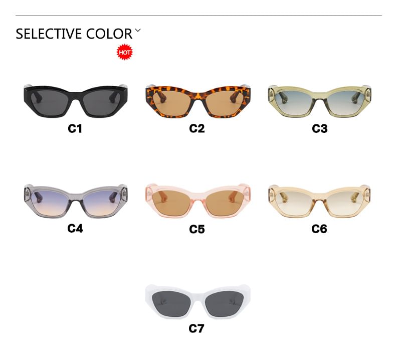 Cat Sunglasses Eye Retro