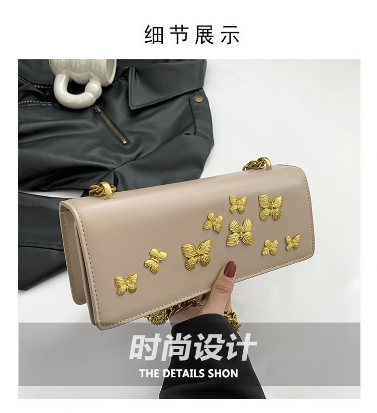 Box Butterfly Crossbody Bag Flap