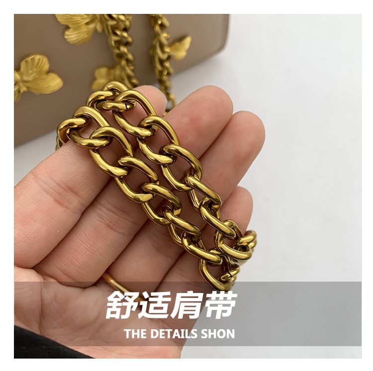 Box Butterfly Crossbody Bag Flap