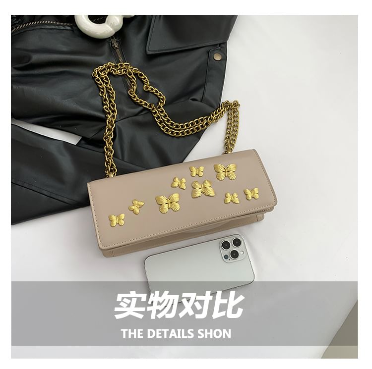 Box Butterfly Crossbody Bag Flap