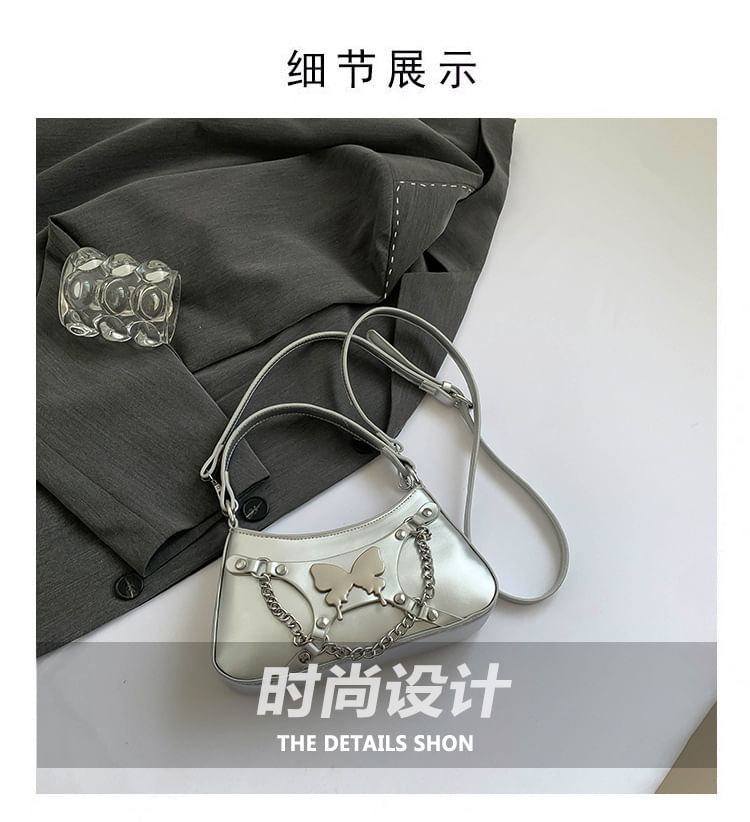 Chained Butterfly Crossbody Bag