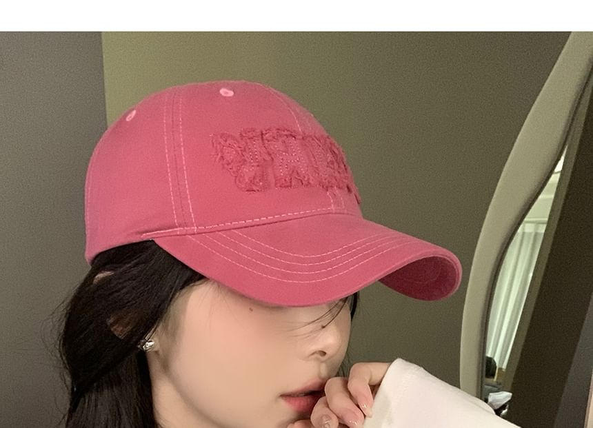 Applique Baseball Cap Lettering