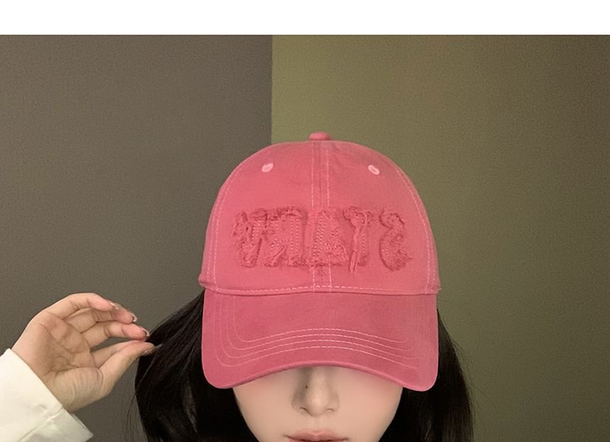 Applique Baseball Cap Lettering