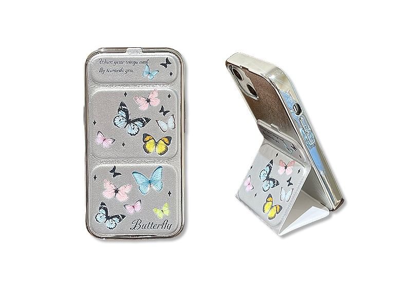 Foldable Case Butterfly Stand Phone