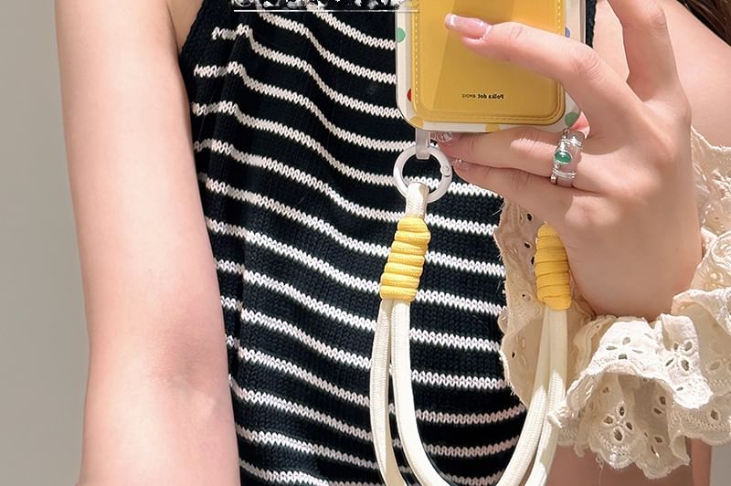 Phone Case Card Strap Cherry / Holder Set