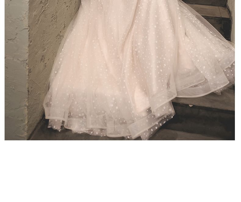 Evening Designs) (Various Floral Gown Mock A-Line Neck Plain Long-Sleeve