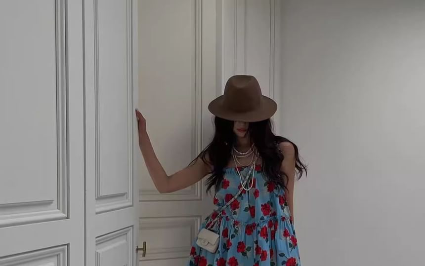 Floral Sundress Mini Sleeveless