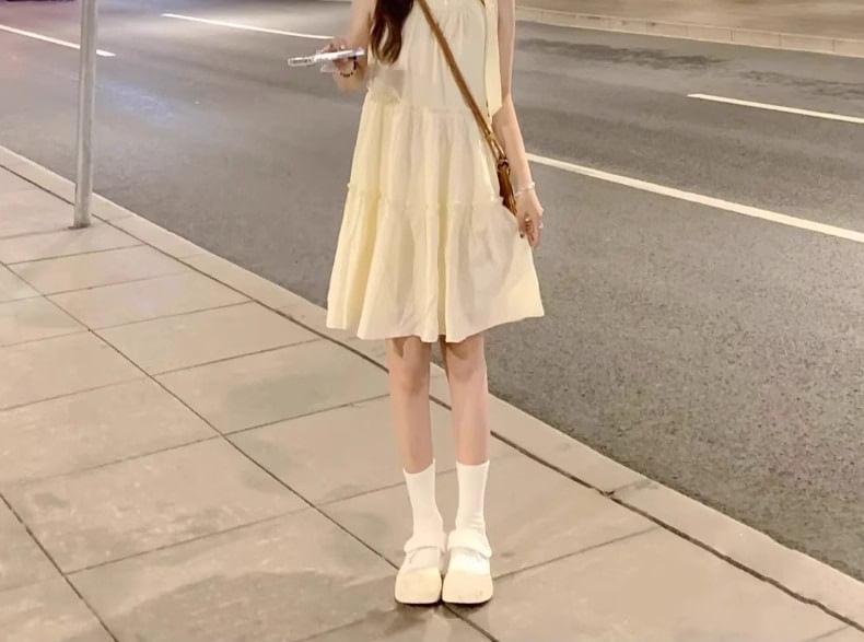 Plain Sleeveless Sundress