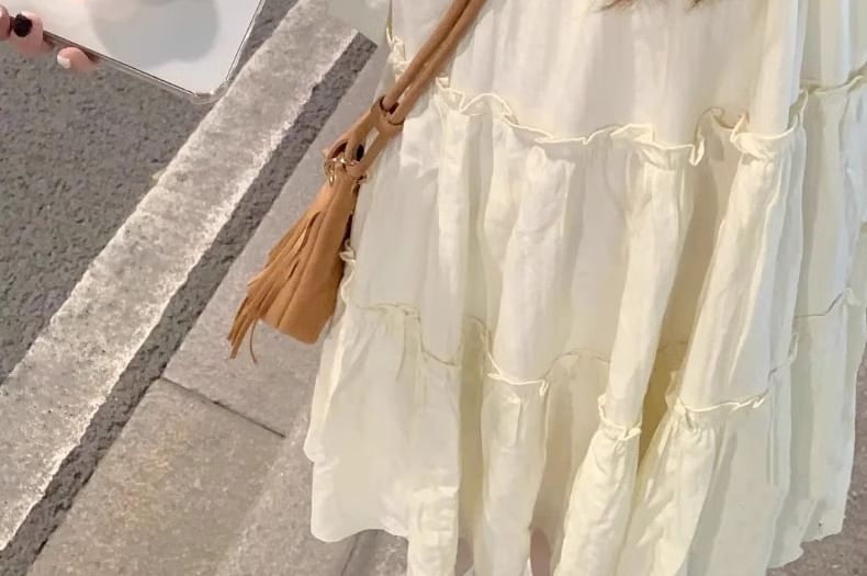 Plain Sleeveless Sundress