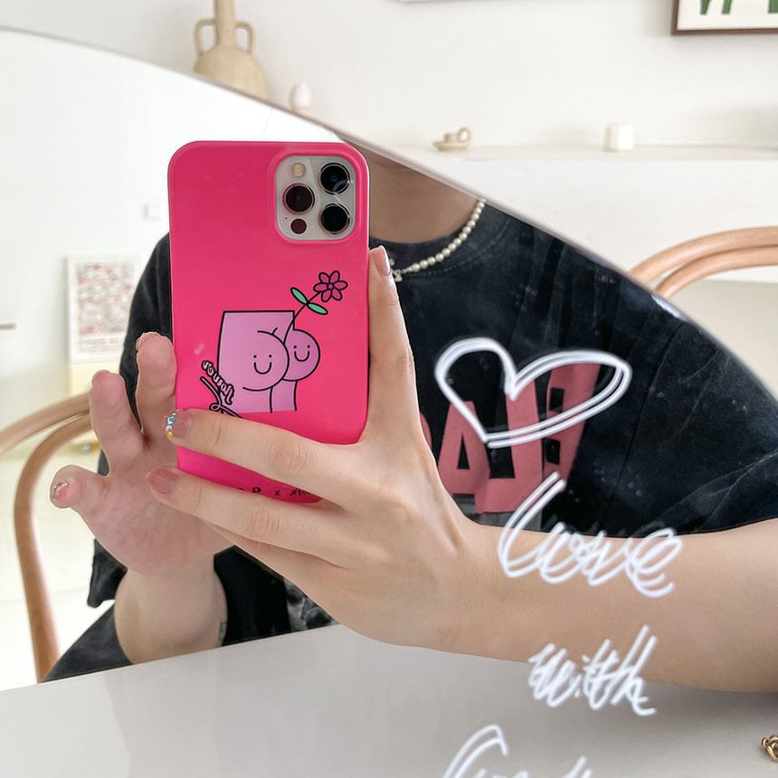 Floral Butt Phone Case