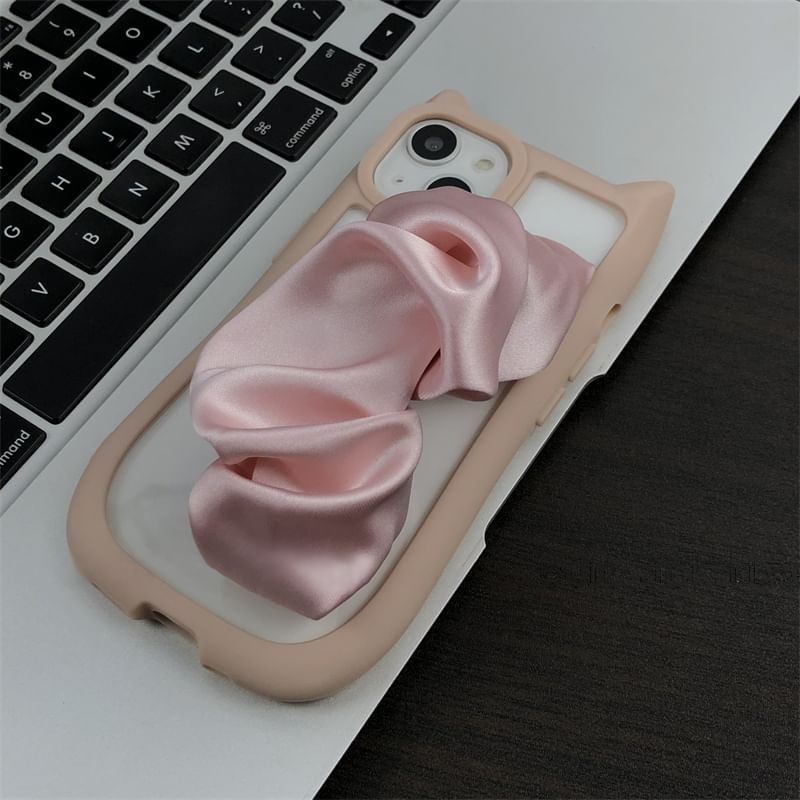 Ear Phone Cat Case Scrunchie