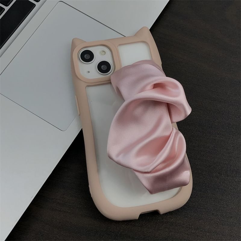 Ear Phone Cat Case Scrunchie