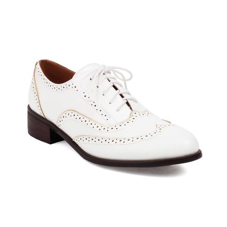 Oxford Lace-Up Brogue Shoes