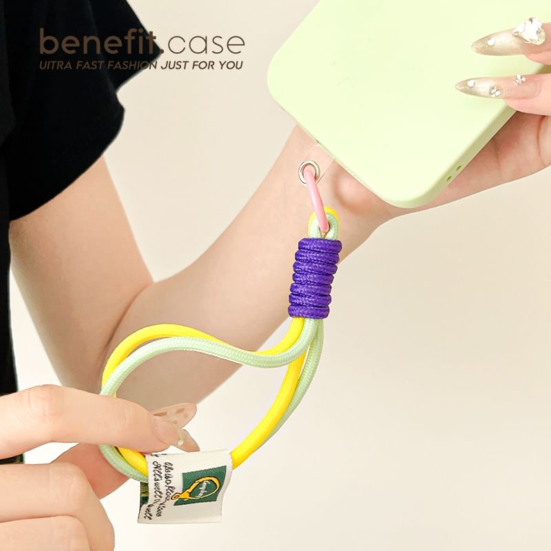 Two-Tone Phone Strap Applique