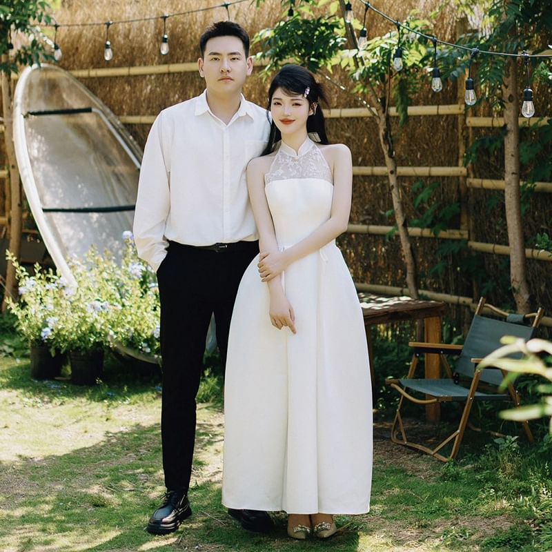 Wedding Gown Sleeveless A-Line Lace