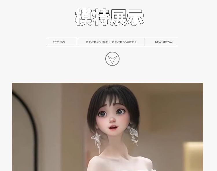 Trained A-Line Shoulder Wedding Gown Off