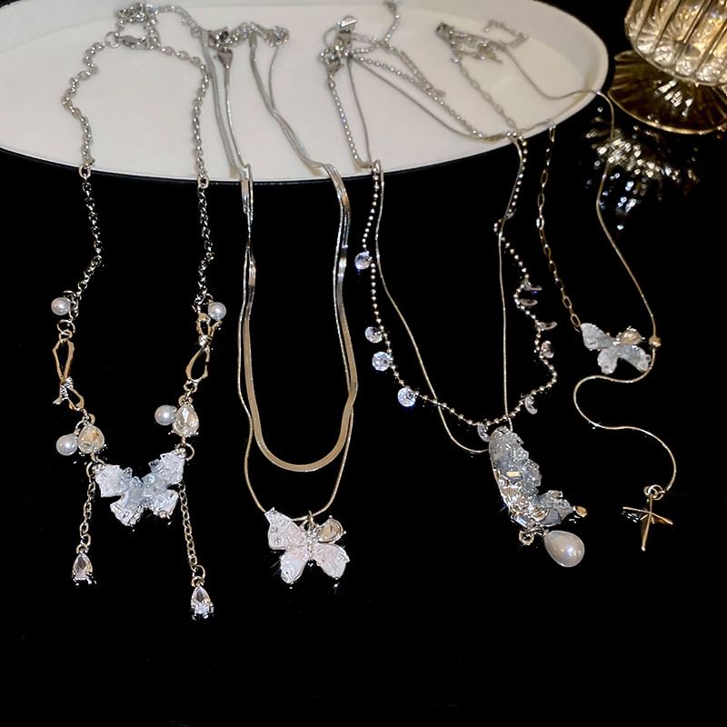 Butterfly Layered Necklace