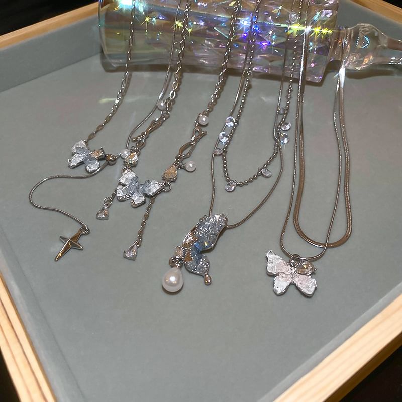 Butterfly Layered Necklace