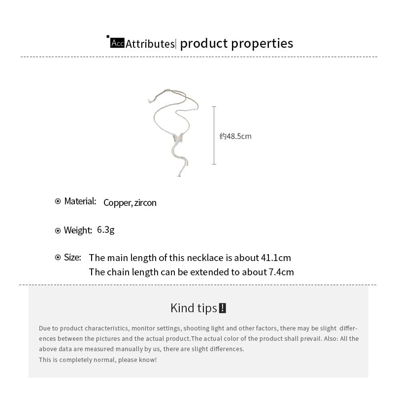 Choker / Rhinestone Butterfly Alloy Earring Dangle