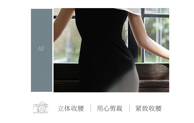 Gown Two Off Mermaid Tone Shoulder Evening