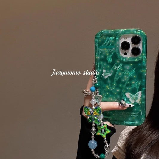 Butterfly Case Strap Phone