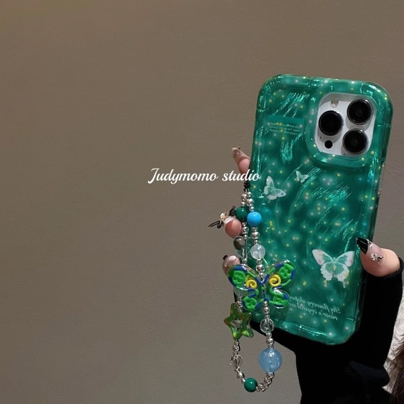 Butterfly Case Strap Phone