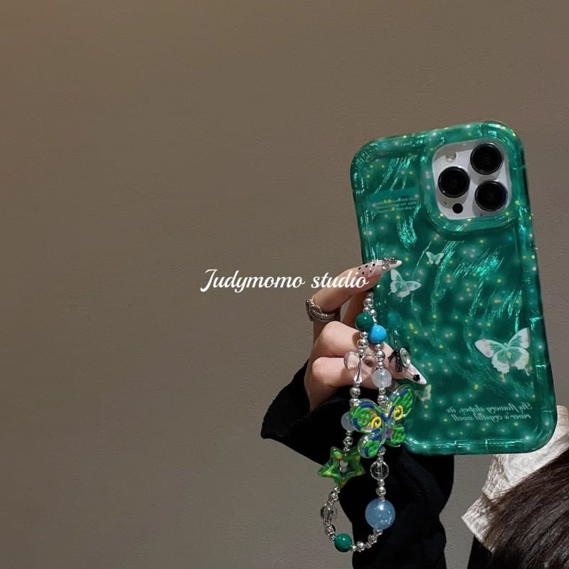 Butterfly Case Strap Phone