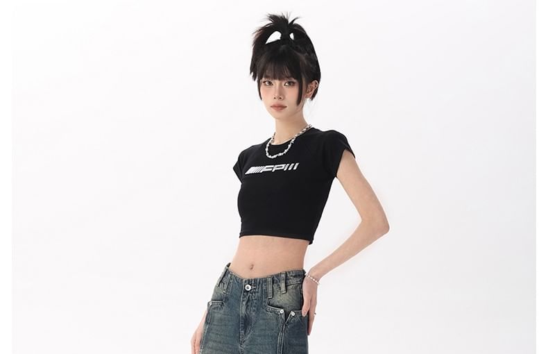 Mid Rise Washed Shorts Denim