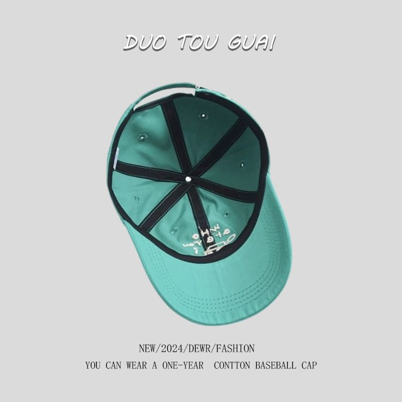 Cartoon Cap Baseball Embroidered