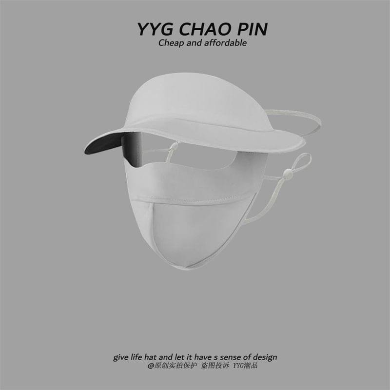 Sun Plain with Face Protection Cover Brim