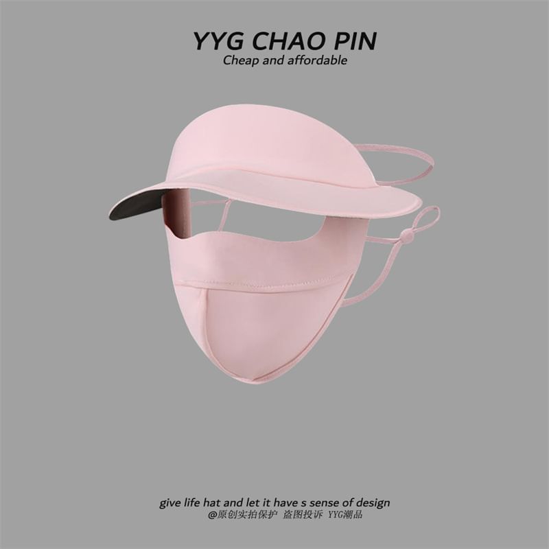 Sun Plain with Face Protection Cover Brim