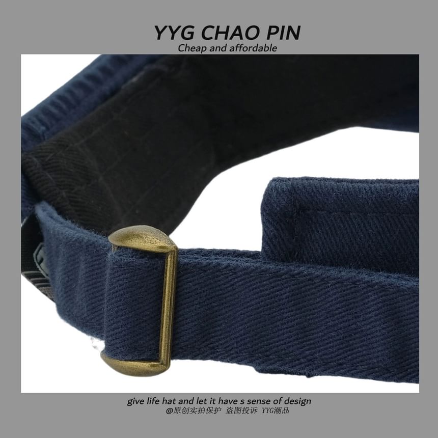 Visor Embroidered Sun Lettering